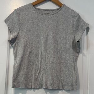🟡 Wild Fable Heather Gray Short Sleeve Tee Size Large